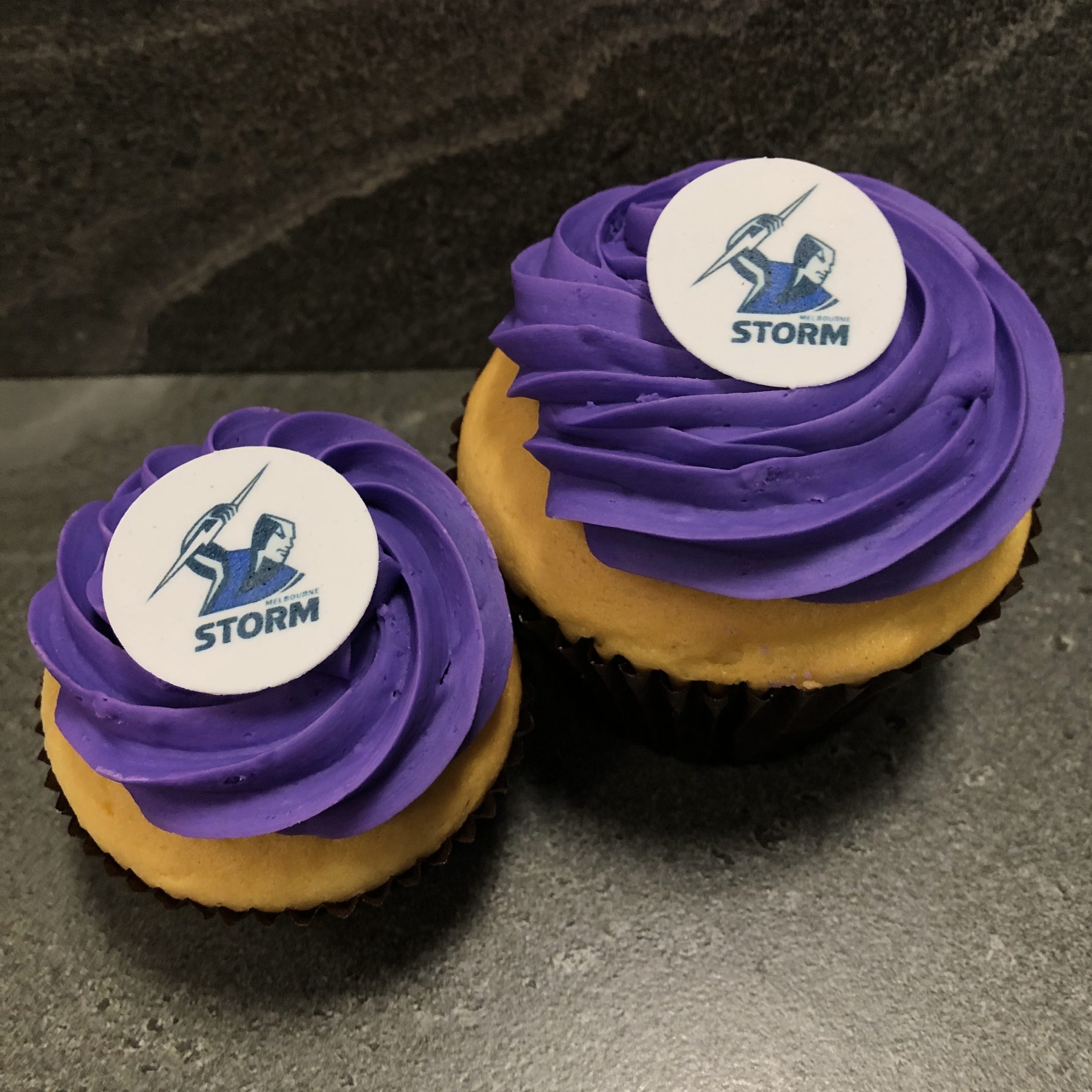 Melbourne Storm Cupcakes - Shop Online with Routleys Bakery